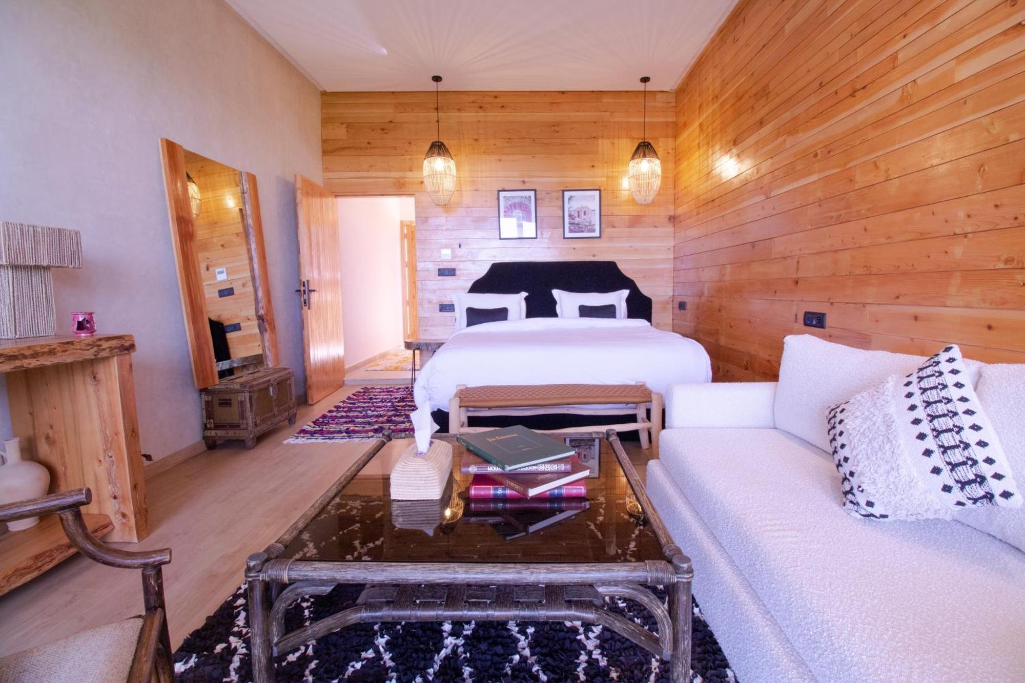 Villa Bio Et Bois -Luxury Bio Farm- Moulay Yacoub Exterior foto