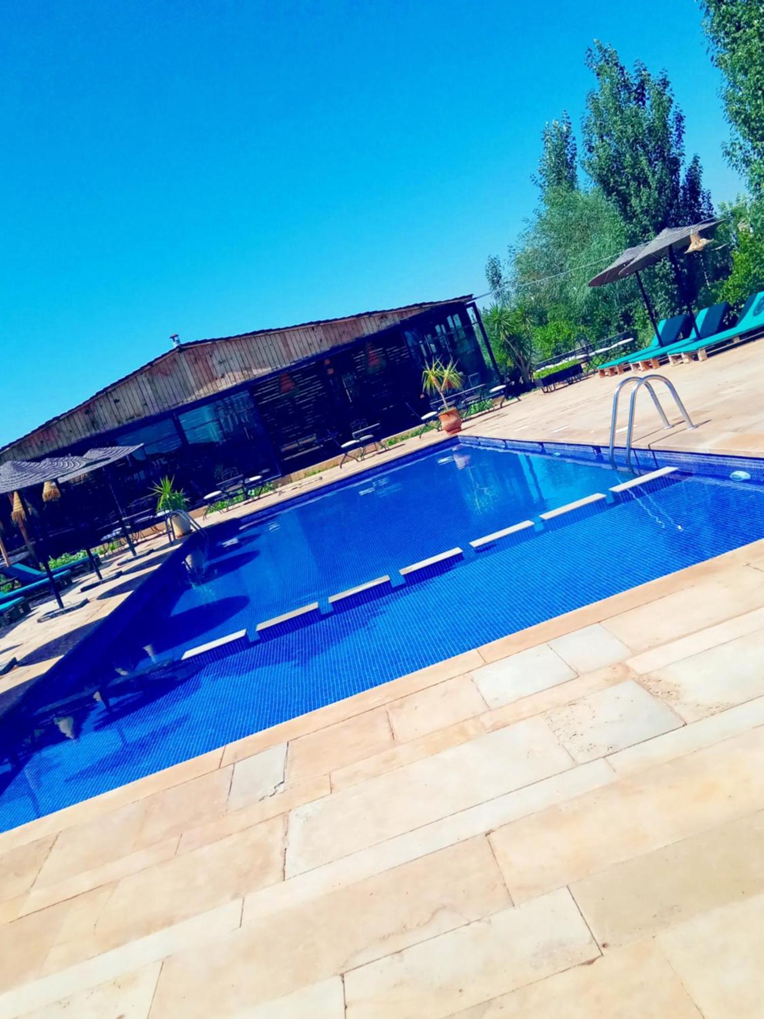 Villa Bio Et Bois -Luxury Bio Farm- Moulay Yacoub Exterior foto