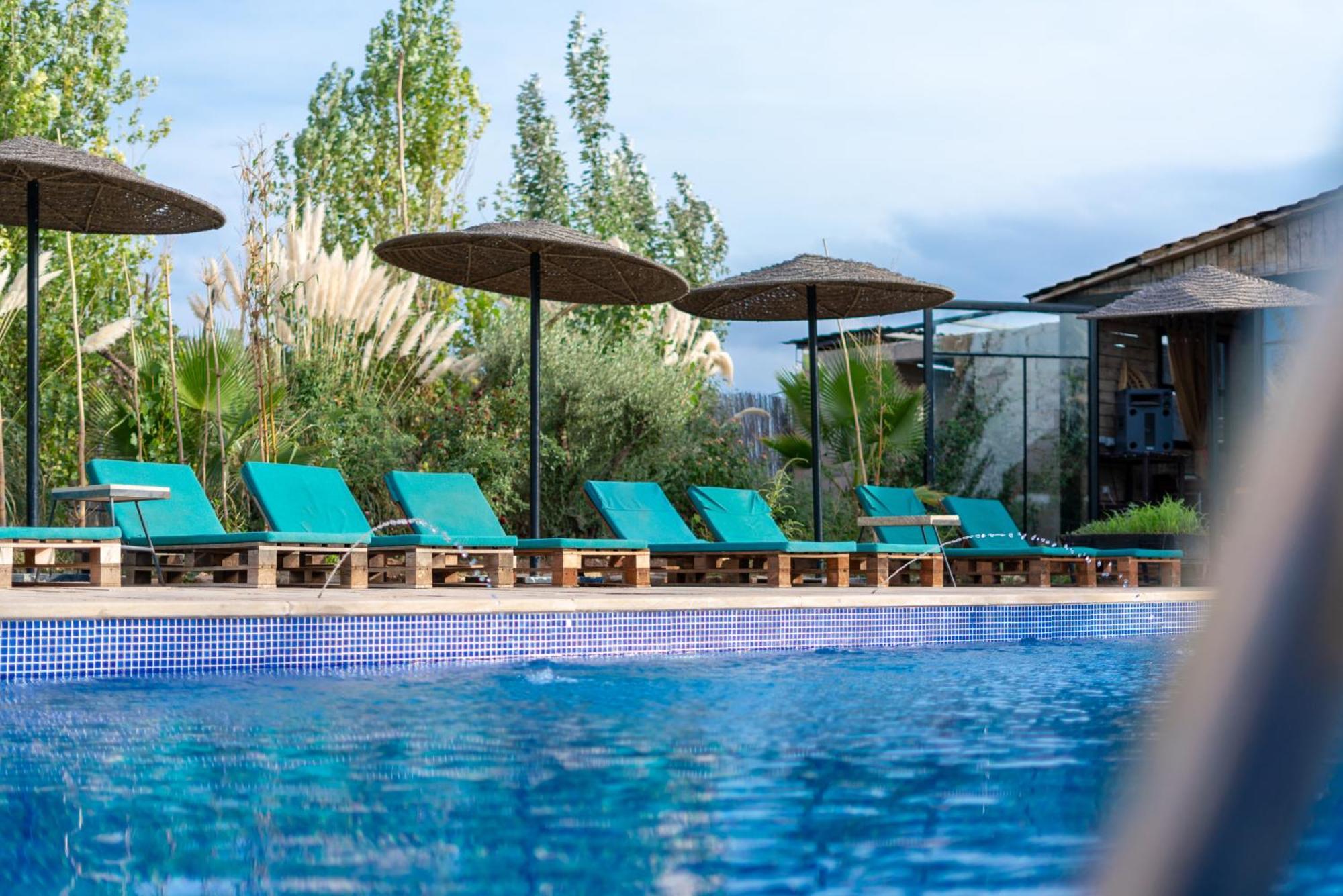 Villa Bio Et Bois -Luxury Bio Farm- Moulay Yacoub Exterior foto